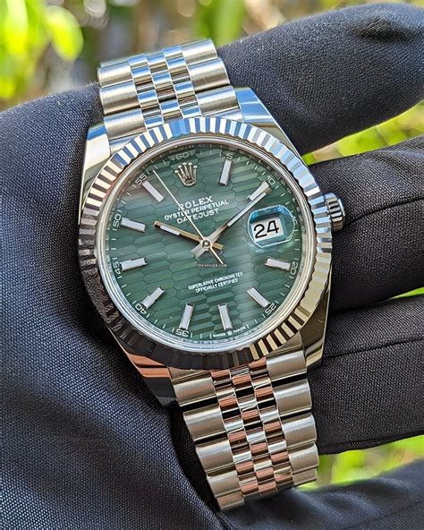 datejust green rolex